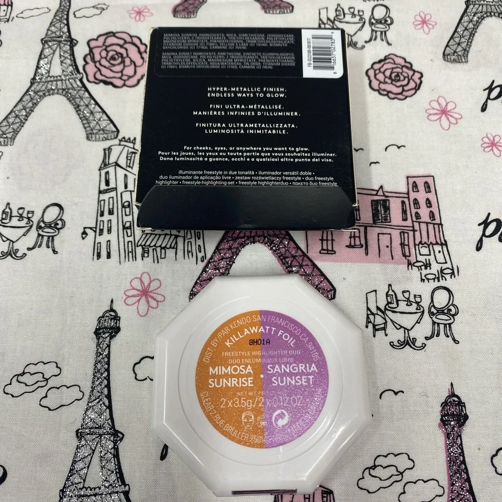 FENTY BEAUTY KILLAWATT FOIL HIGHLIGHTER SHADE MIMOSA SUNRISE/SANGRIA SUNSET READ